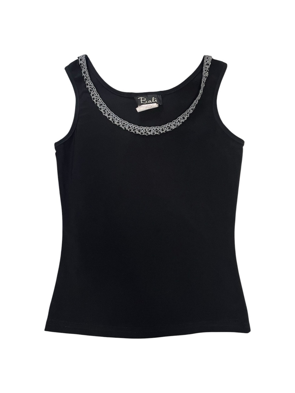 Bali Vintage Black Tank Top